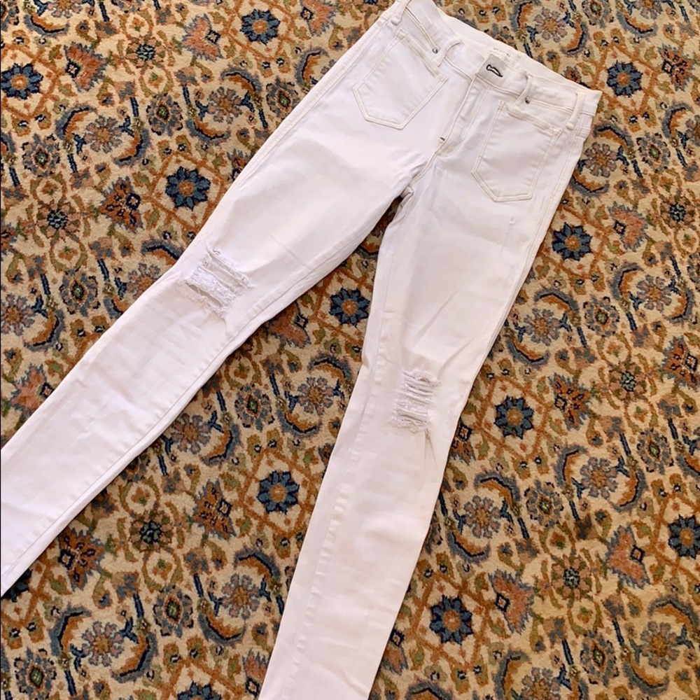 McGuire high waist white jeans size 25